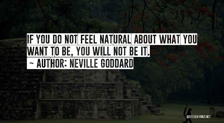 Not What You Want Quotes By Neville Goddard