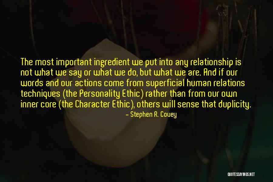Not Words But Actions Quotes By Stephen R. Covey Not Words But Actions Quotes By Stephen R. Covey