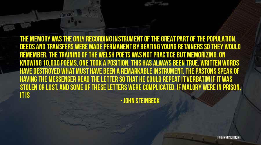 Not Words But Deeds Quotes By John Steinbeck Not Words But Deeds Quotes By John Steinbeck