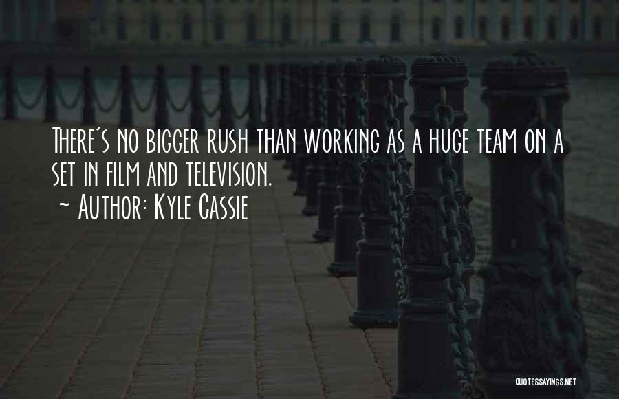 Not Working As A Team Quotes By Kyle Cassie