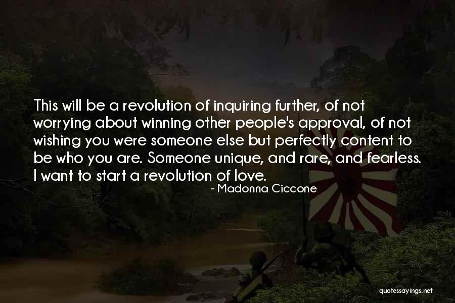 Not Worrying About Other People Quotes By Madonna Ciccone Not Worrying About Other People Quotes By Madonna Ciccone