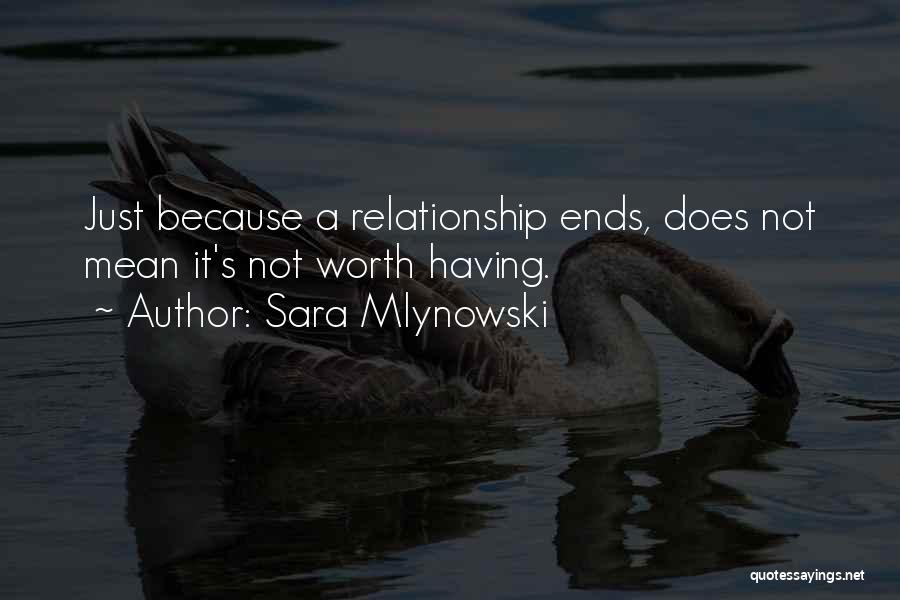 Not Worth Quotes By Sara Mlynowski