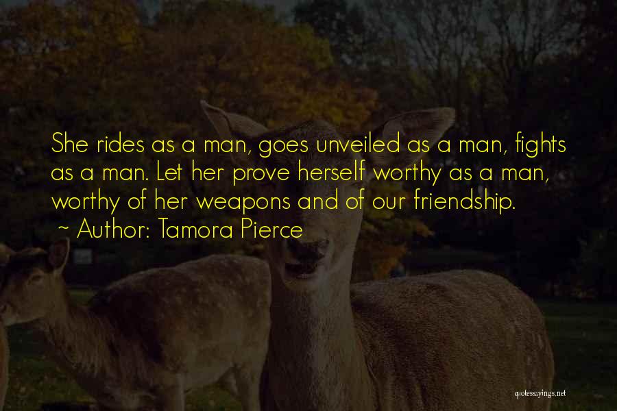 Not Worthy Friendship Quotes By Tamora Pierce