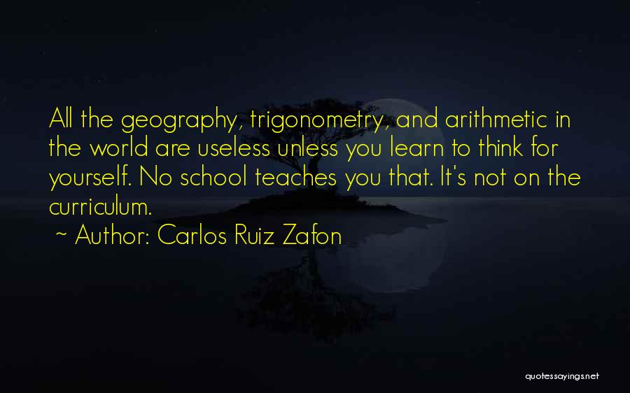 Not You Quotes By Carlos Ruiz Zafon