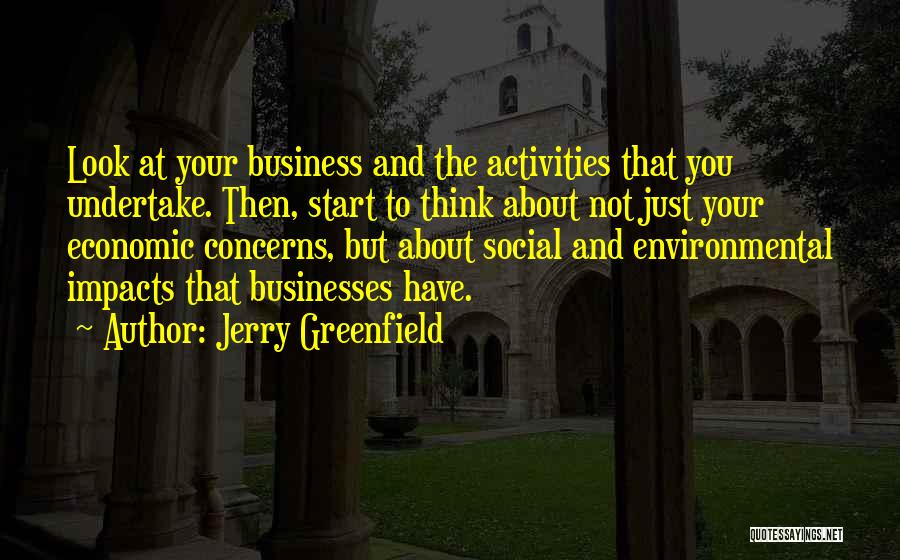 Not Your Business Quotes By Jerry Greenfield