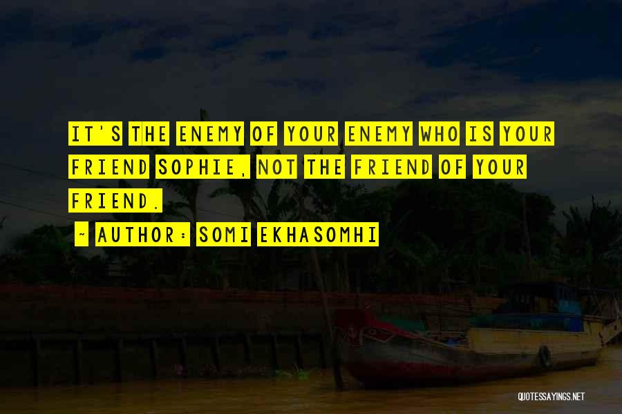 Not Your Friend Quotes By Somi Ekhasomhi