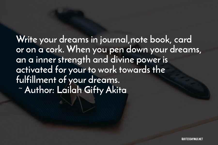 Note Card Quotes By Lailah Gifty Akita