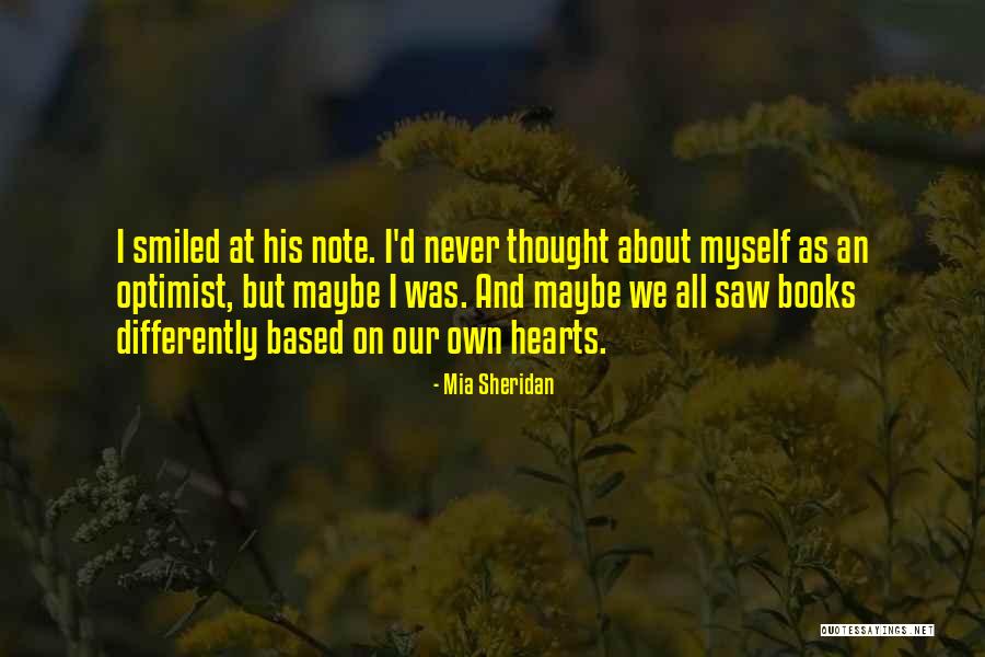 Note Myself Quotes By Mia Sheridan