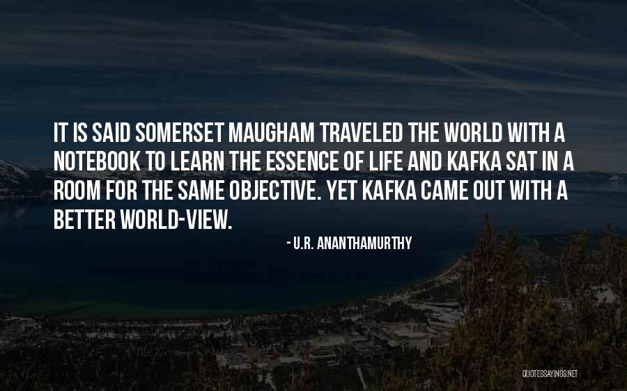 Notebook Best Quotes By U.R. Ananthamurthy Notebook Best Quotes By U.R. Ananthamurthy