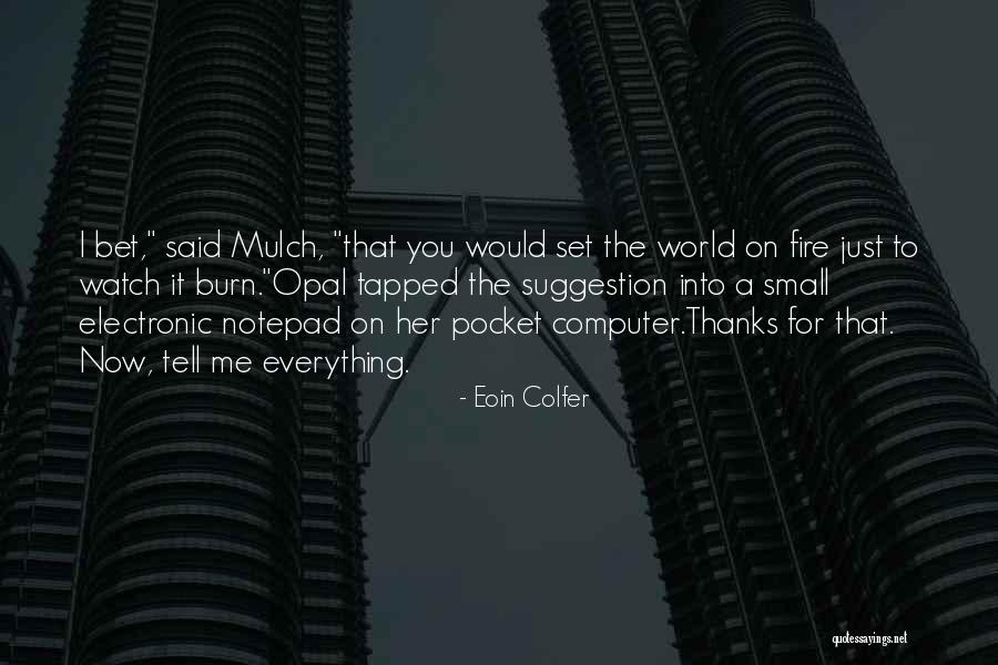 Notepad In Computer Quotes By Eoin Colfer Notepad In Computer Quotes By Eoin Colfer
