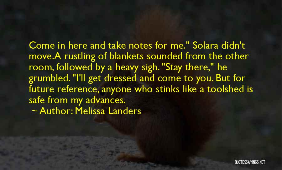 Notes In Quotes By Melissa Landers