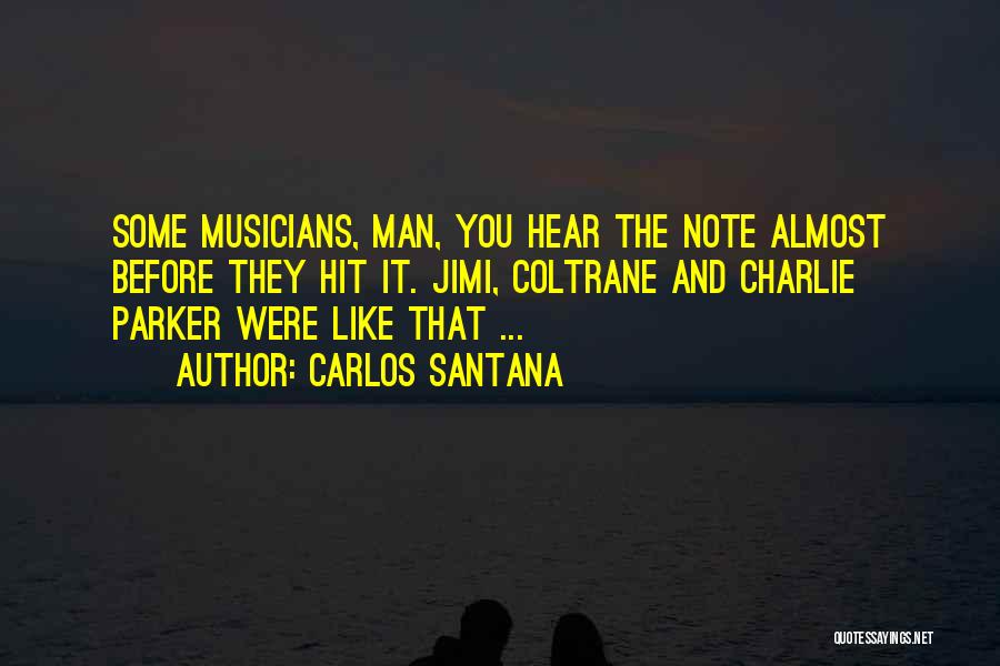 Notes Music Quotes By Carlos Santana