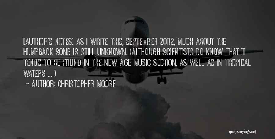 Notes Music Quotes By Christopher Moore