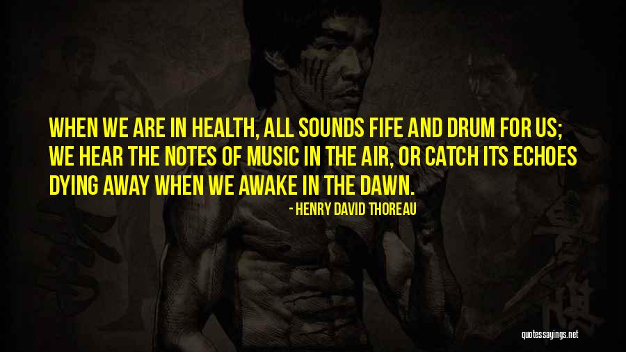 Notes Music Quotes By Henry David Thoreau