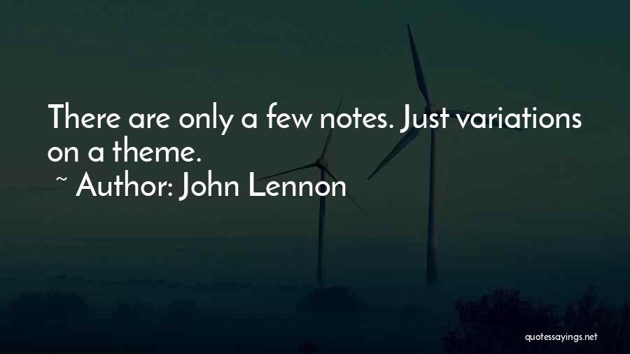 Notes Music Quotes By John Lennon