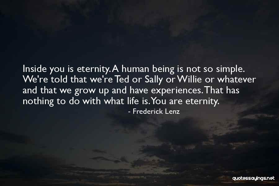 Nothing Being Simple Quotes By Frederick Lenz Nothing Being Simple Quotes By Frederick Lenz
