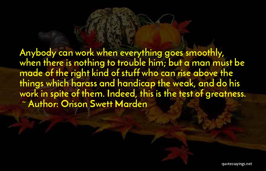 Nothing But Trouble Quotes By Orison Swett Marden