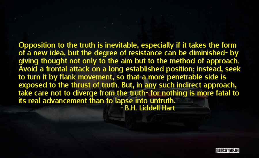 Nothing But Truth Quotes By B.H. Liddell Hart Nothing But Truth Quotes By B.H. Liddell Hart