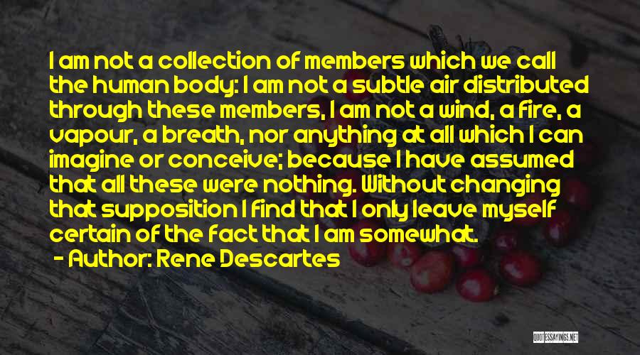 Nothing Changing Quotes By Rene Descartes