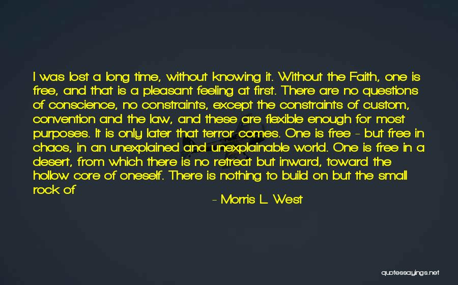 Nothing Comes From Nothing Quotes By Morris L. West