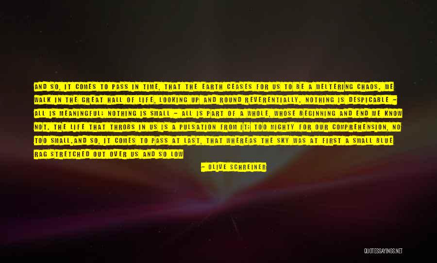 Nothing Comes From Nothing Quotes By Olive Schreiner