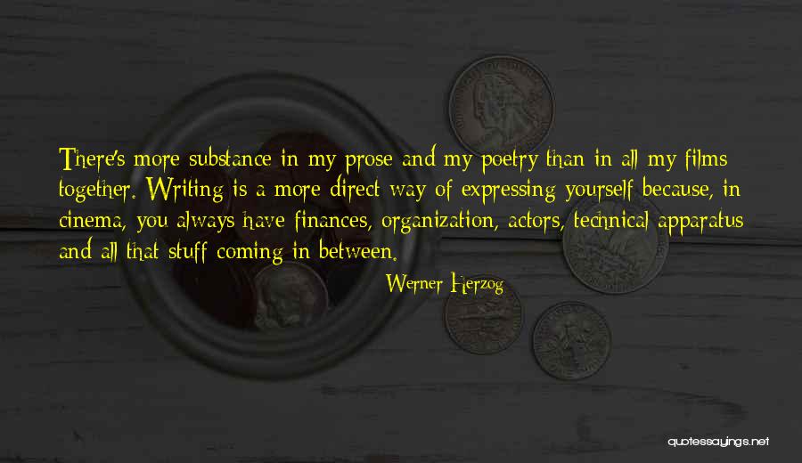 Nothing Coming Between Us Quotes By Werner Herzog Nothing Coming Between Us Quotes By Werner Herzog