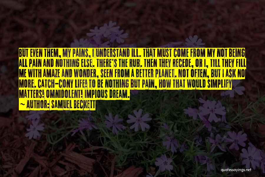Nothing Else Matters Quotes By Samuel Beckett
