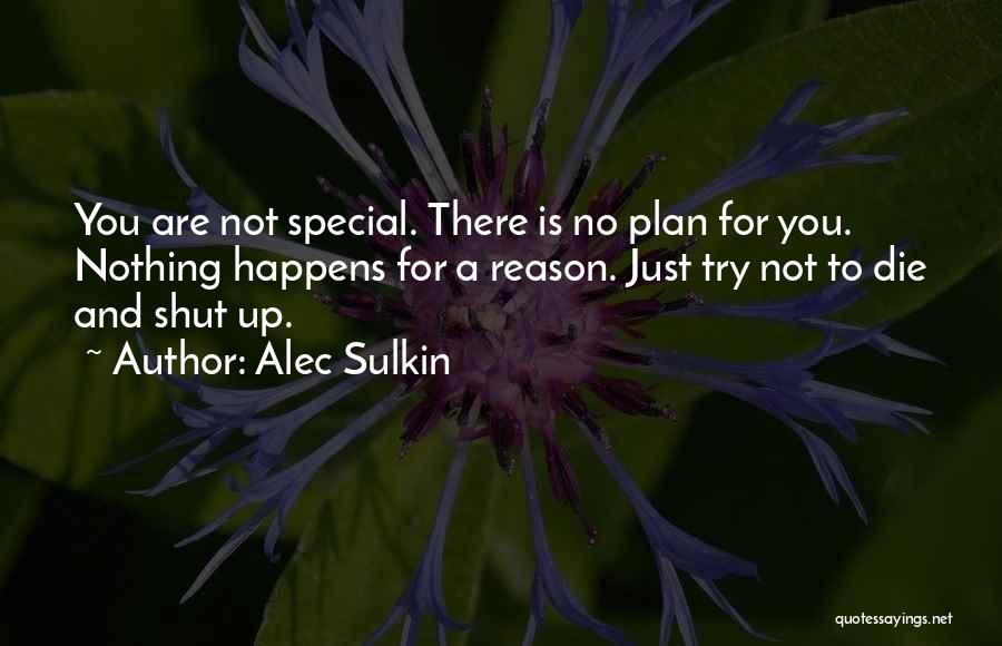 Nothing Happens For A Reason Quotes By Alec Sulkin