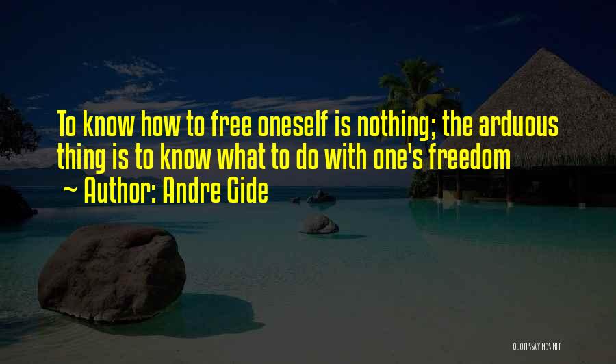 Nothing Is Free Quotes By Andre Gide