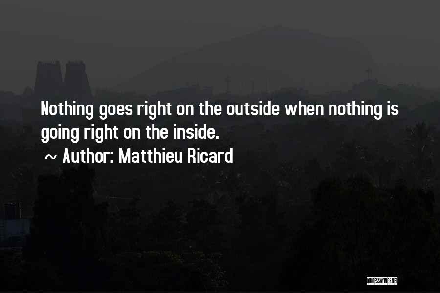 Nothing Is Going Right Quotes By Matthieu Ricard