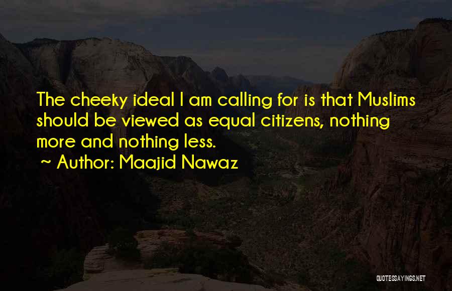 Nothing Is Ideal Quotes By Maajid Nawaz