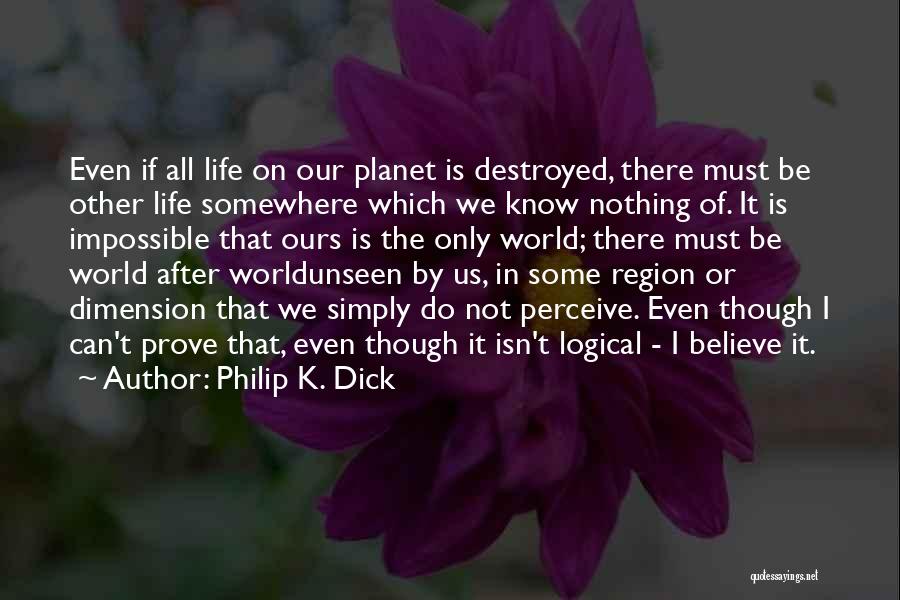 Nothing Is Impossible Quotes By Philip K. Dick