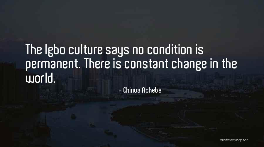 Nothing Is Permanent But Change Quotes By Chinua Achebe Nothing Is Permanent But Change Quotes By Chinua Achebe