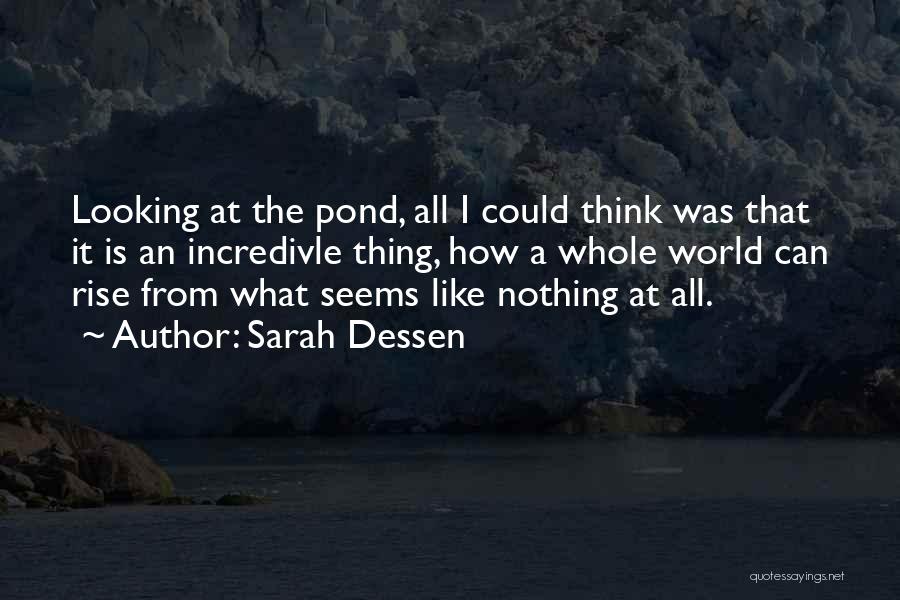 Nothing Is What It Seems Quotes By Sarah Dessen