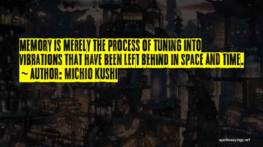 Nothing Left But Memories Quotes By Michio Kushi