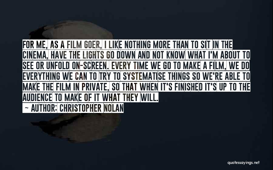 Nothing More I Can Do Quotes By Christopher Nolan