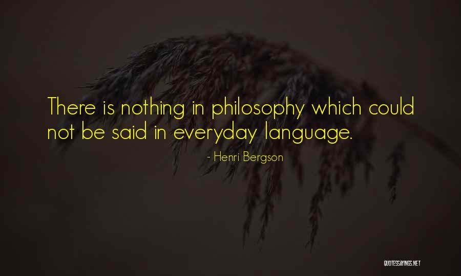 Nothing Nothing Quotes By Henri Bergson