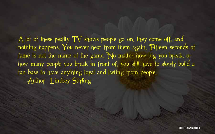 Nothing On Tv Quotes By Lindsey Stirling