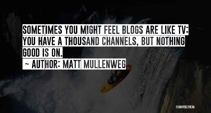Nothing On Tv Quotes By Matt Mullenweg