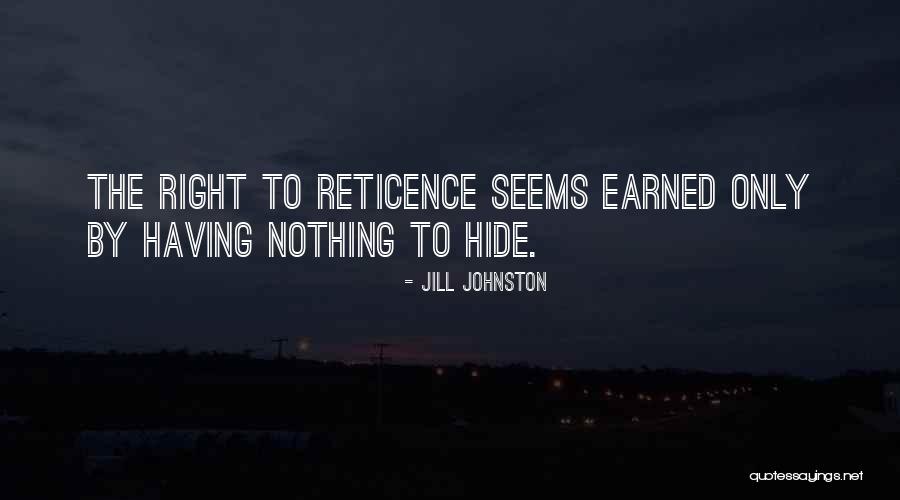 Nothing Right Quotes By Jill Johnston Nothing Right Quotes By Jill Johnston