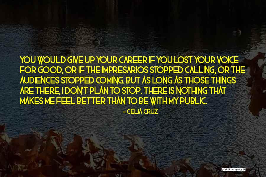 Nothing Stop You Quotes By Celia Cruz