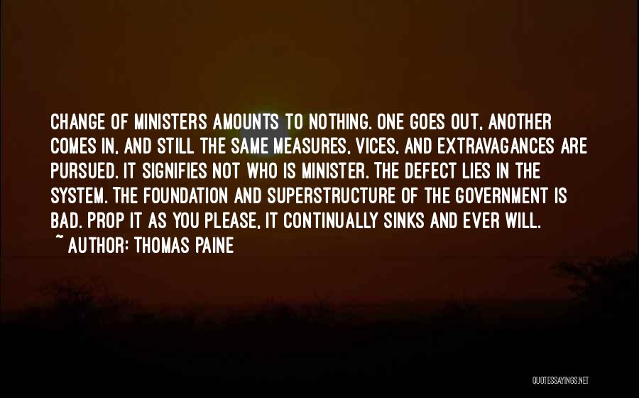 Nothing Will Ever Change Quotes By Thomas Paine