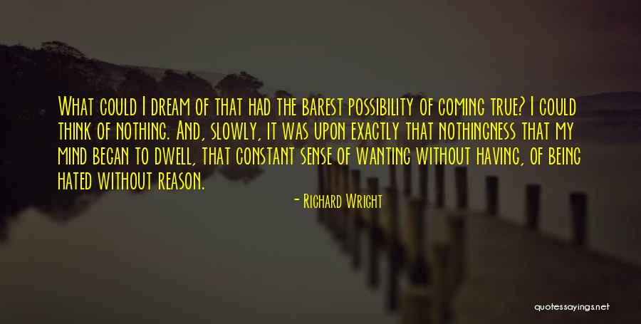 Nothingness Of Being Quotes By Richard Wright Nothingness Of Being Quotes By Richard Wright