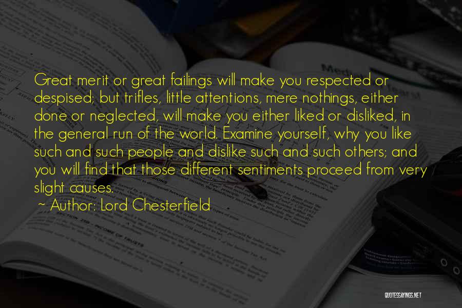 Nothings Quotes By Lord Chesterfield