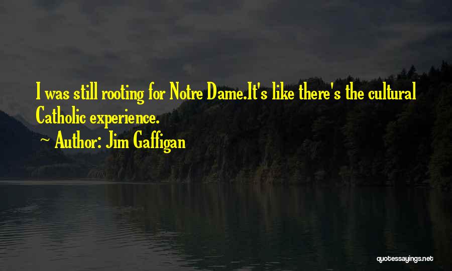 Notre Dame Quotes By Jim Gaffigan