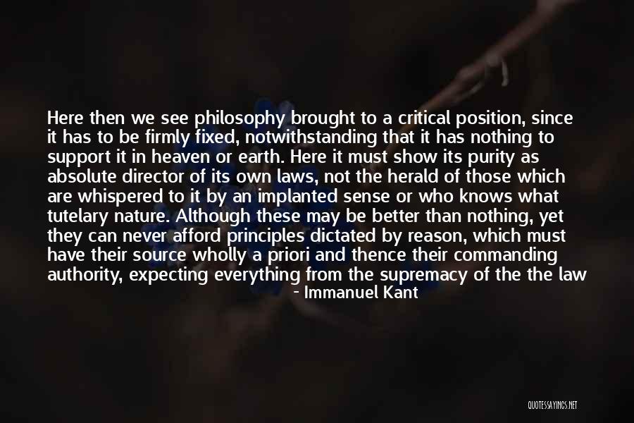Notwithstanding Quotes By Immanuel Kant Notwithstanding Quotes By Immanuel Kant
