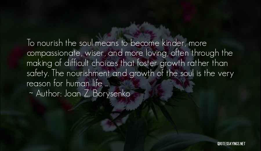 Nourish The Soul Quotes By Joan Z. Borysenko