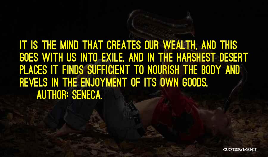 Nourish Your Body Quotes By Seneca.