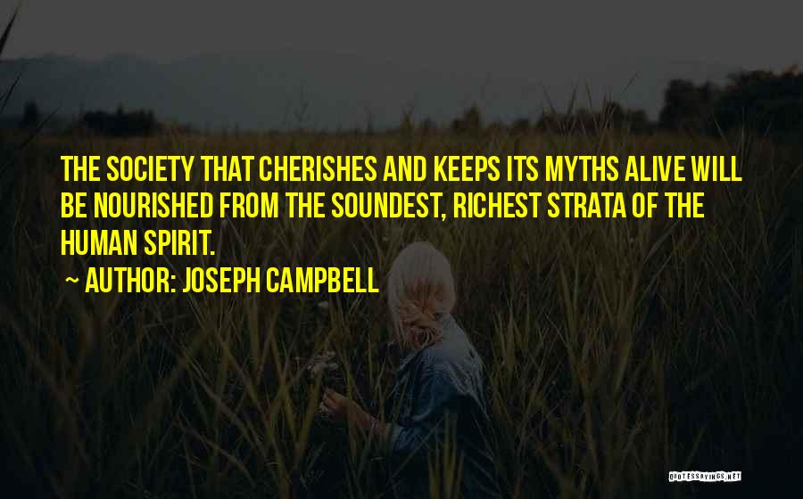 Nourished Quotes By Joseph Campbell