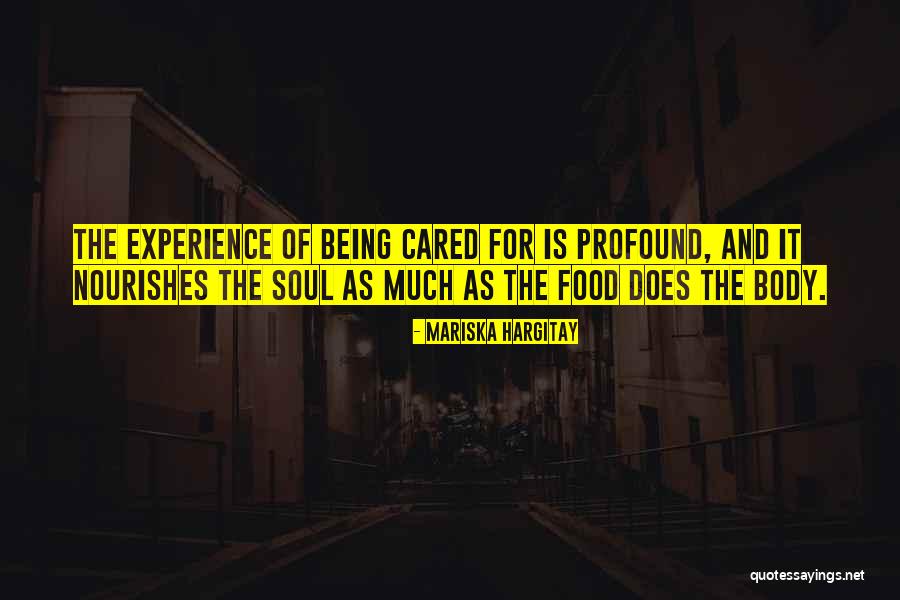 Nourishes Quotes By Mariska Hargitay Nourishes Quotes By Mariska Hargitay